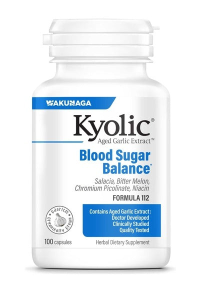 Kyolic Blood Sugar Balance 112 Wakunaga