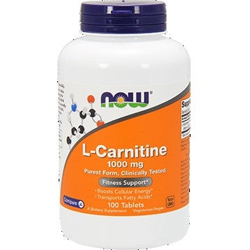 L-Carnitine 1000 mg 100 tabs NOW