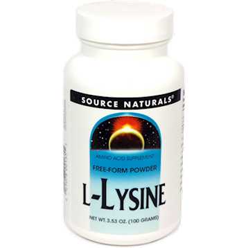 L-Lysine Powder Source Naturals