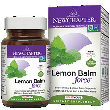 New Chapter Lemon Balm Force - supports healthy mood, calmness, alertness & well-being
