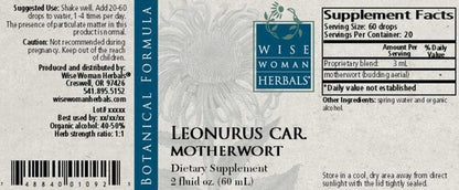 Leonurus - motherwort Wise Woman Herbals