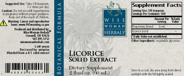 Licorice Solid Extract Wise Woman Herbals