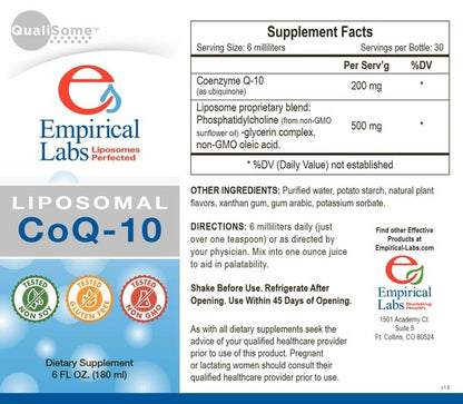 Liposomal CoQ10 Empirical Labs