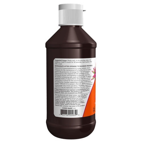 Liquid B-12 (B-Complex) 8 fl oz NOW