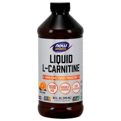 Liquid L-Carnitine Citrus Flavored 1000 mg NOW