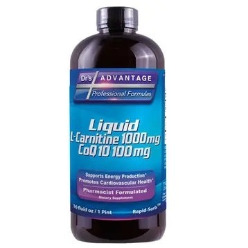 Liquid L-Carnitine CoQ10 16 fl oz Drs Advantage