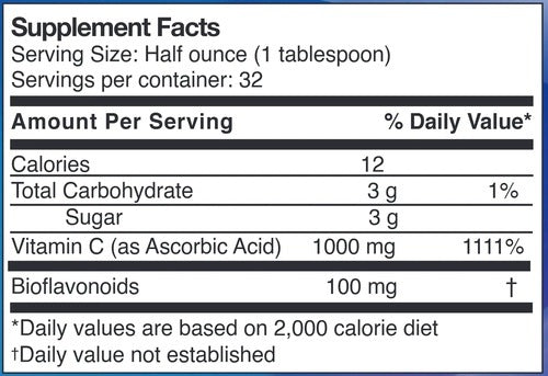 Liquid Vitamin C + Bioflavanoids 16 oz Drs Advantage