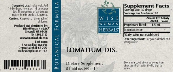 Lomatium disectum Wise Woman Herbals