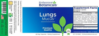 Lungs Mucus Professional Botanicals