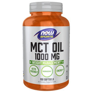 MCT Oil 1000mg NOW SPORTS