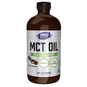 MCT Oil Vanilla Hazelnut NOW
