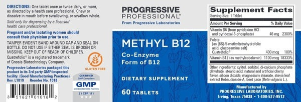 METHYL B12 Progressive Labs