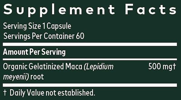 Maca 500 mg Gaia Herbs