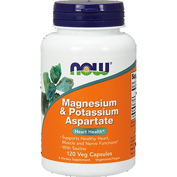 Magnesium & Potassium Aspartate with Taurine NOW