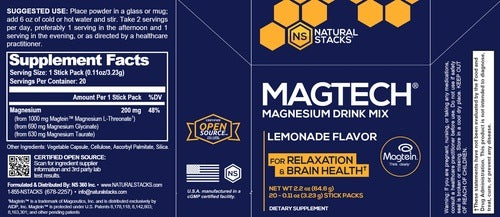Magtech Drink Natural Stacks