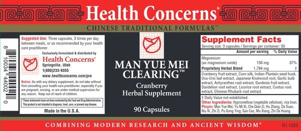 Man Tue Mei Clearing Health Concerns