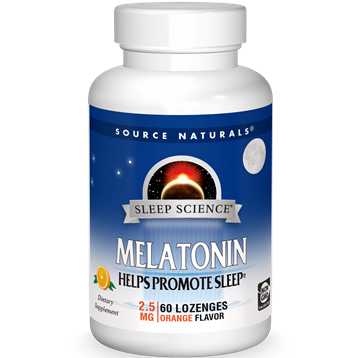 Melatonin 2.5 mg Source Naturals