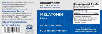 Melatonin 20 Progressive Labs