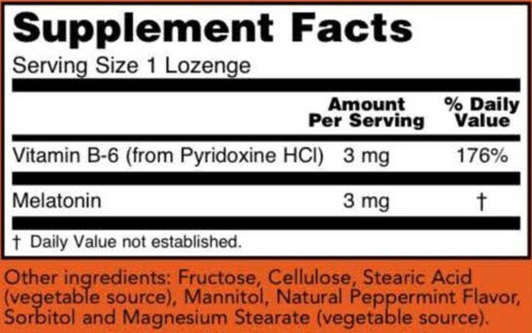 Melatonin 3 mg loz