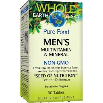 Men's Multi Non-GMO Whole Earth and Sea - Natural Factors