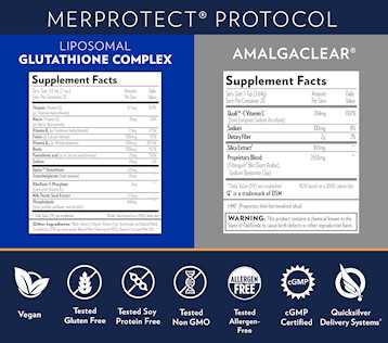Benefits of MerProtect Protocol - 1 kit | QuickSilver Scientific | Proper liver metabolism