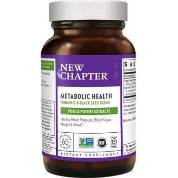 New Chapter Metabolic Health - supports healthy blood pressure, blood sugar, weight & mood