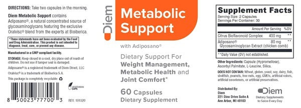 Metabolic Support with Adiposano Diem