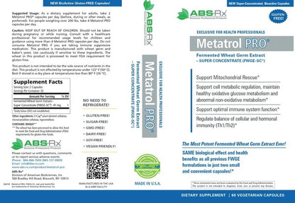 About Metatrol Pro by American BioSciences - 60 Vegcaps | Support Immune System