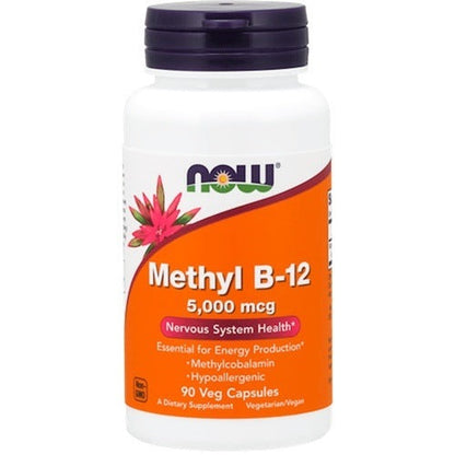 Methyl B-12 5,000 mcg NOW