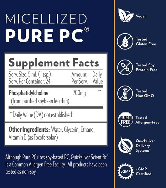 Micellized PC Liposomal QuickSilver Scientific
