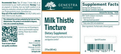 Milk Thistle Tincture Genestra