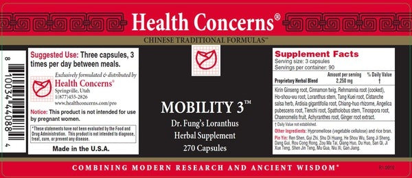 Mobility 3 Health Concerns