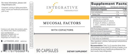 Mucosal Factors with Cofactors 90 vegcaps Integrative Therapeutics