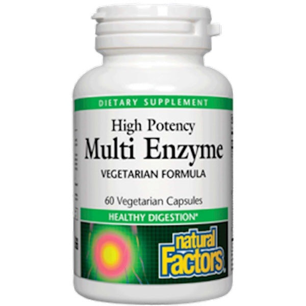 Natural factors Multi Enzyme Vegetarian - supports healthy digestion, improves nutrient absorption