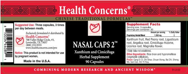 Nasal Caps 2 Health Concerns
