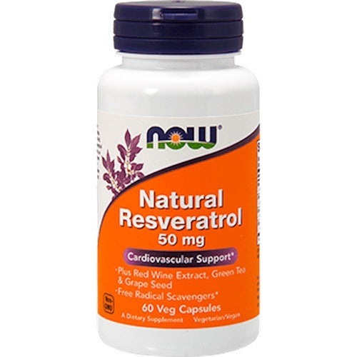 Natural Resveratrol 120 vegcaps NOW