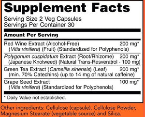 Natural Resveratrol 120 vegcaps NOW