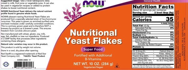 Nutritional Yeast Flakes NOW