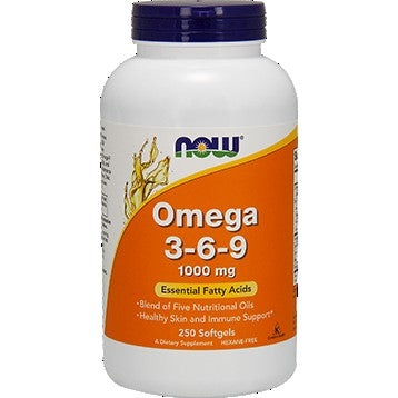 Omega 3-6-9 1000 mg 250 softgels NOW