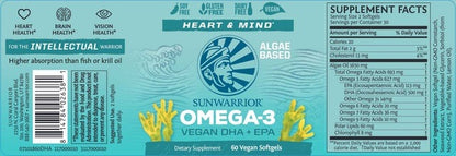 Omega Vegan DHA EPA Sun Chlorella USA