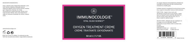 Benefits of Oxygen Treatment Creme - 1.7 OZ | Nourish Your Skin 
