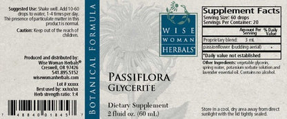 Passiflora (passionflower) Glycerite Wise Woman Herbals
