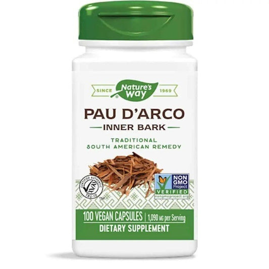 pau d arco inner bark 100 veg caps by nature's way