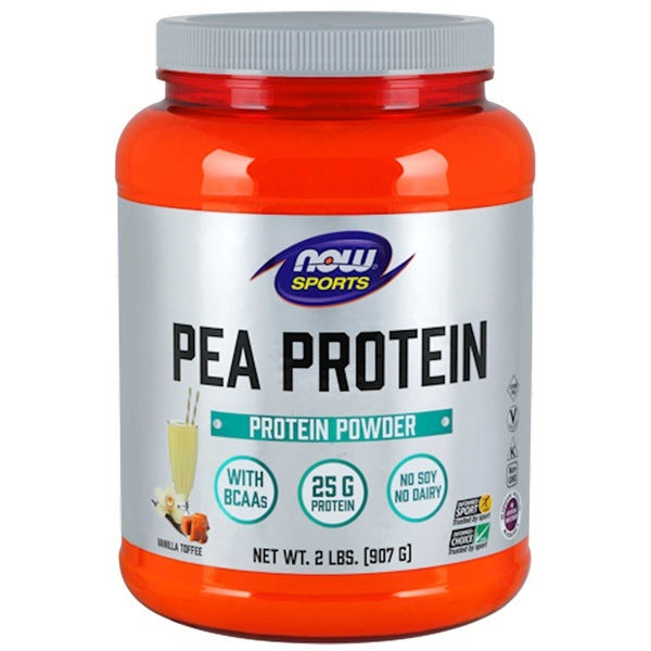 Pea Protein Vanilla Toffee NOW SPORTS
