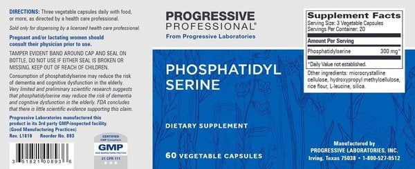 Phosphatidyl Serine Progressive Labs