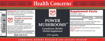 Power Mushrooms Health Concerns