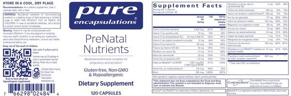 Pure Encapsulations PreNatal Nutrients