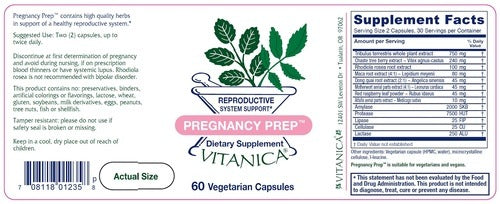 Pregnancy Prep Vitanica