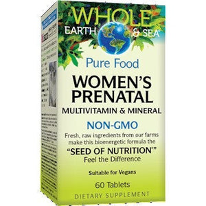 Prenatal Multivitamin Mineral Whole Earth and Sea - Natural Factors