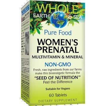 Prenatal Multivitamin Mineral Whole Earth and Sea - Natural Factors